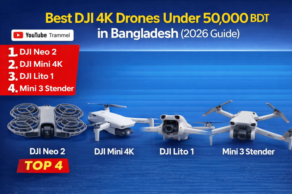 Best DJI 4K Drones Under 50,000 BDT in Bangladesh (2026 Guide)