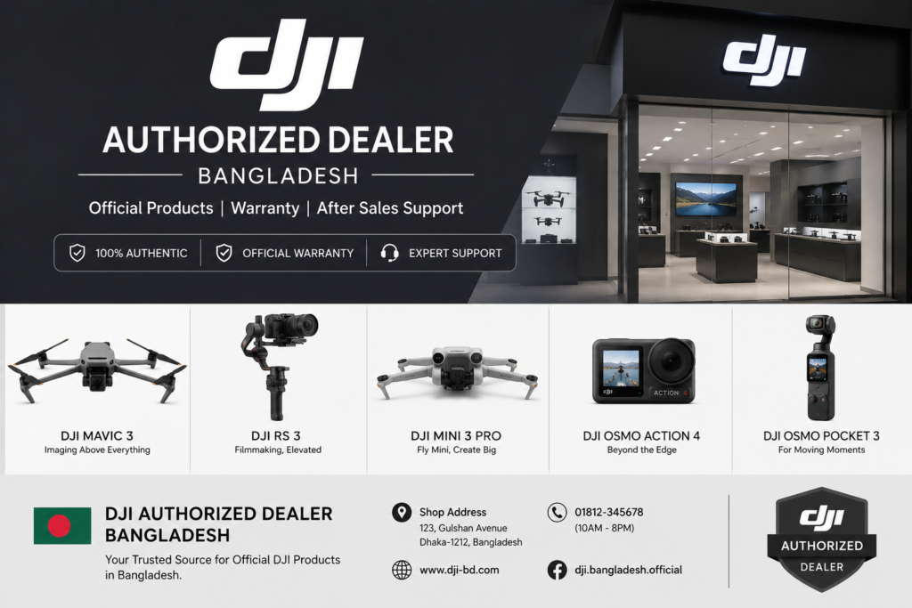 DJI authorized dealer in Bangladesh